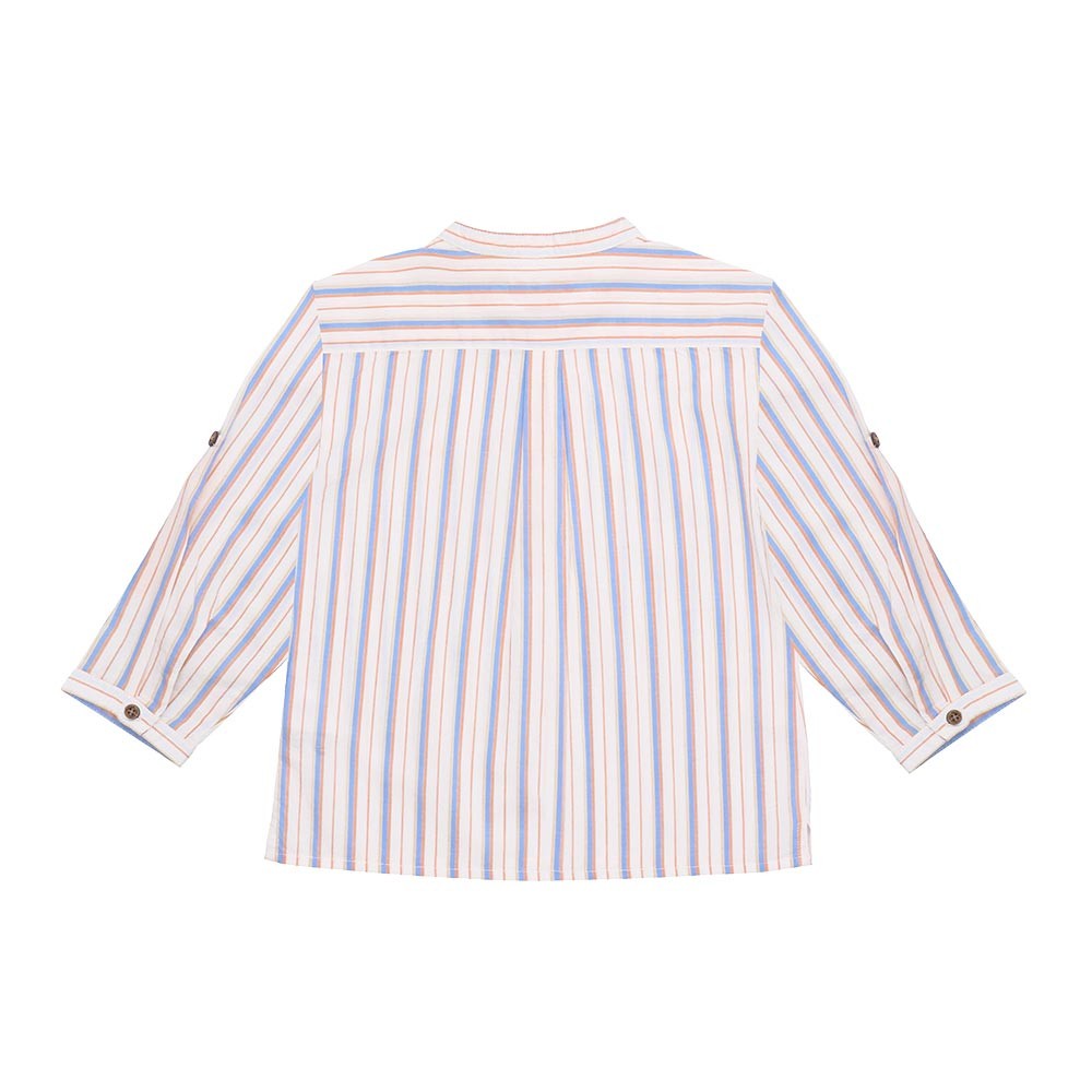 Roll-up Sleeve Striped Shirt 