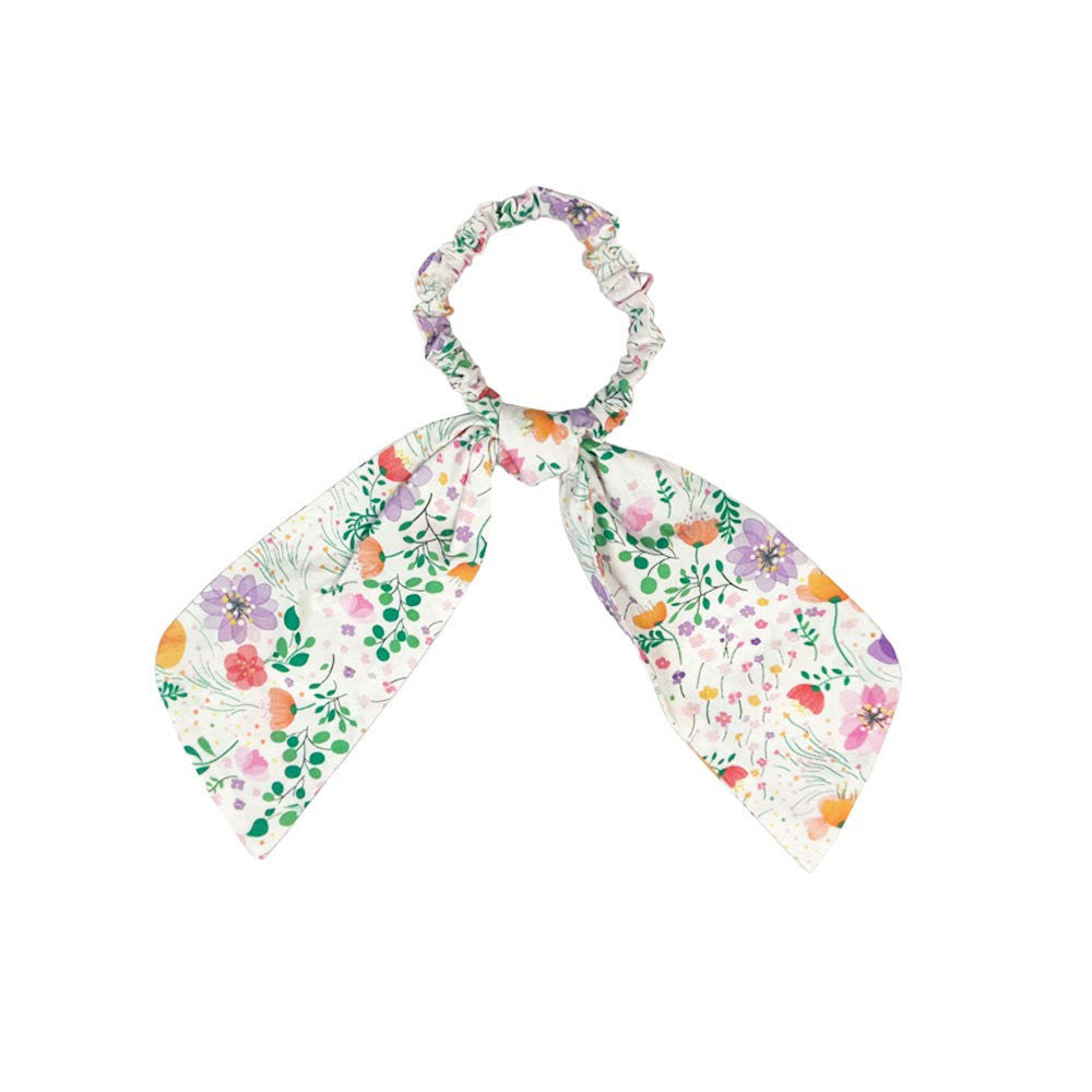 Printed Floral Scrunchie