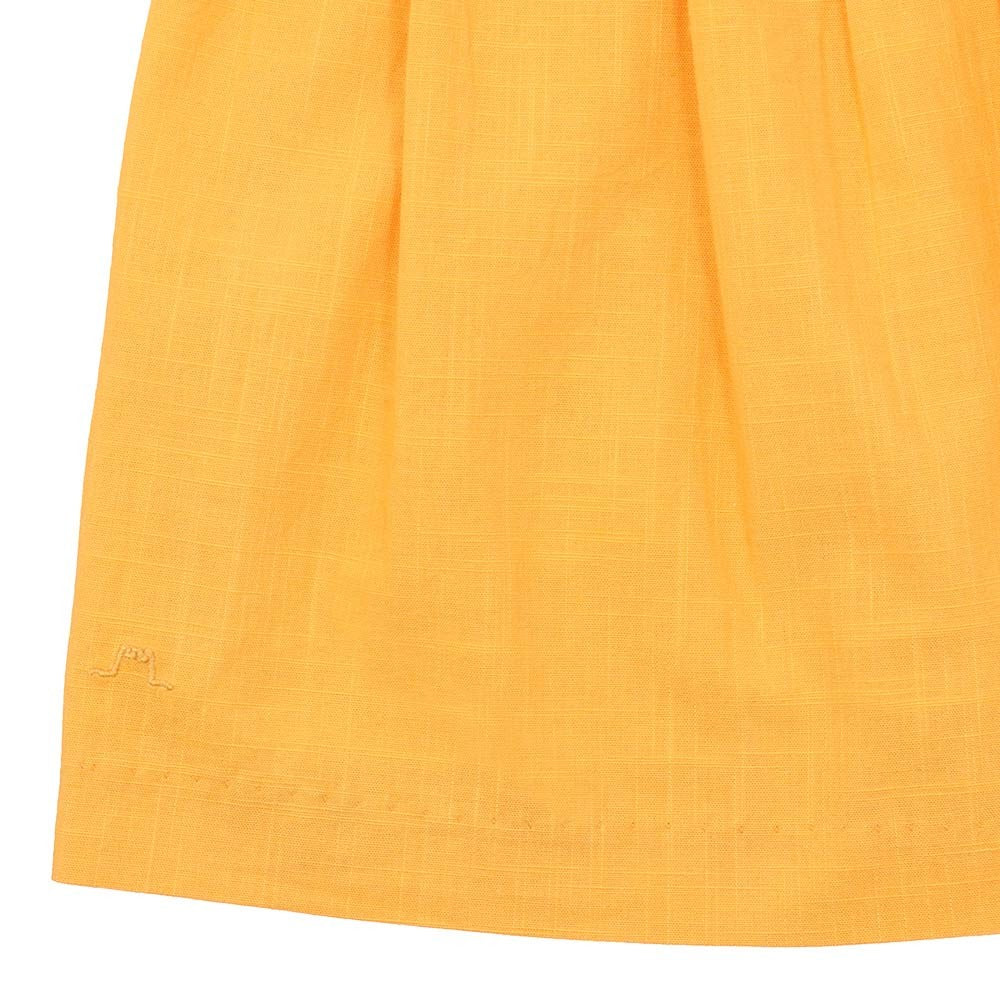 Flounce Sleeve Cross-back blouse