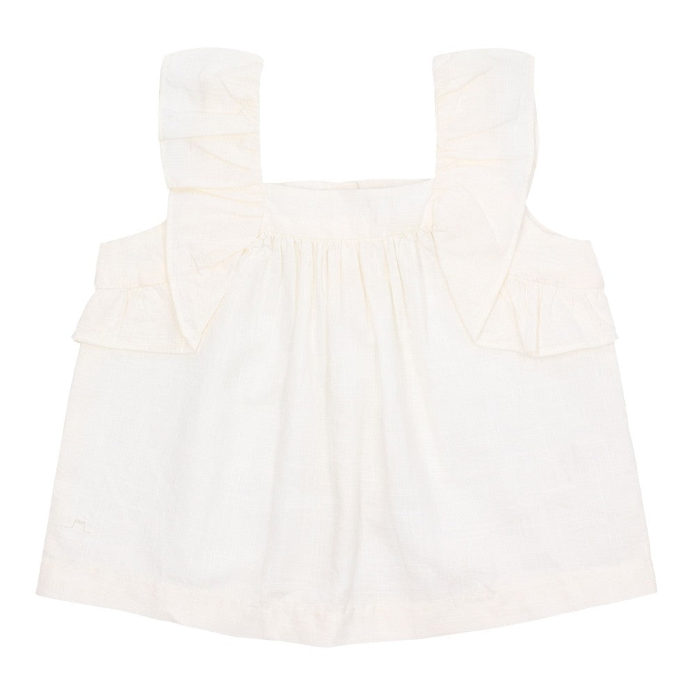 Flounce Sleeve Blouse