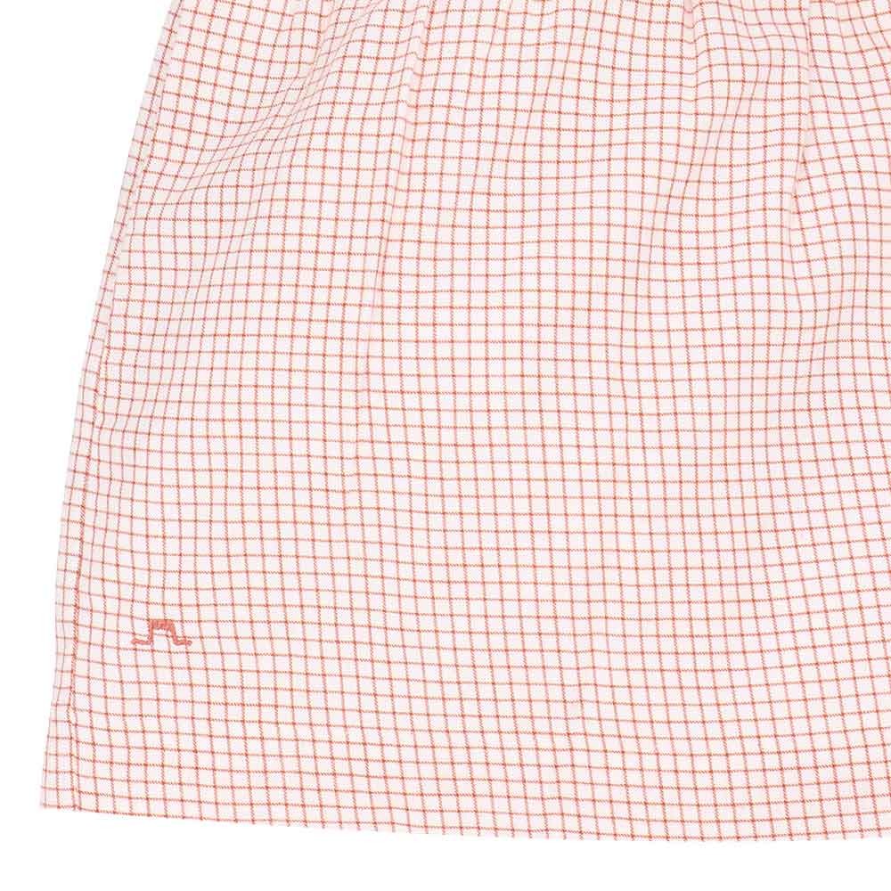 Embroidered Chequered Dress