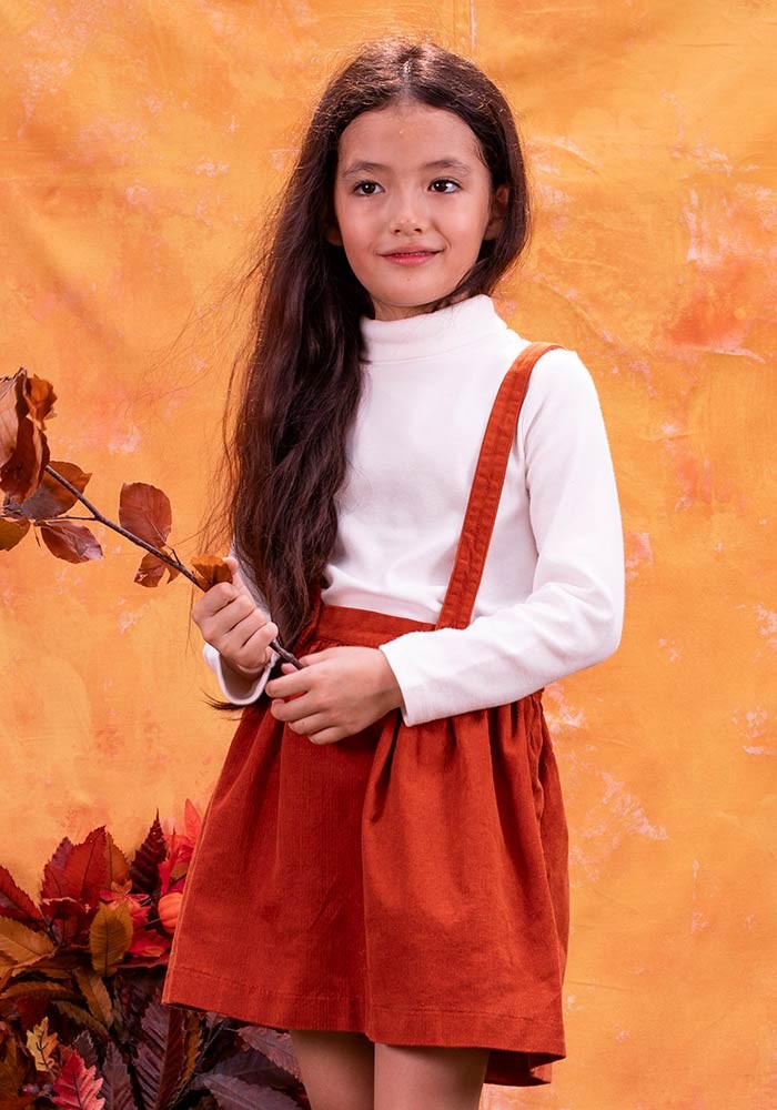 Corduroy Pinafore Skirt 