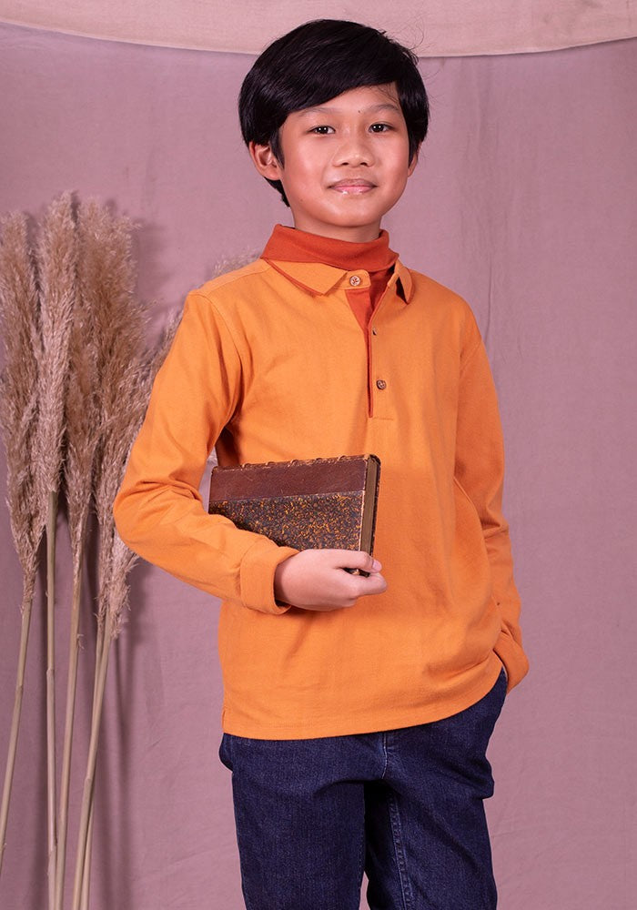 Long sleeve polo