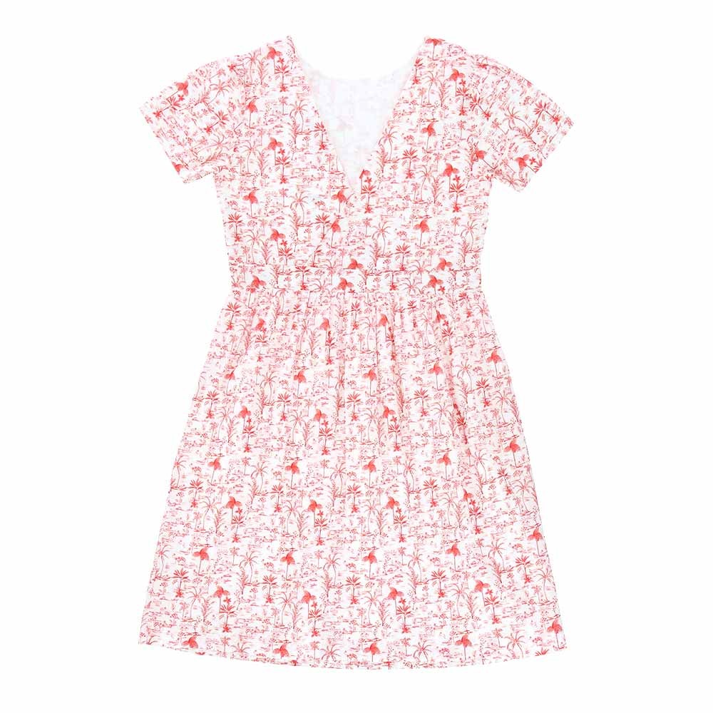 Open back adult dress