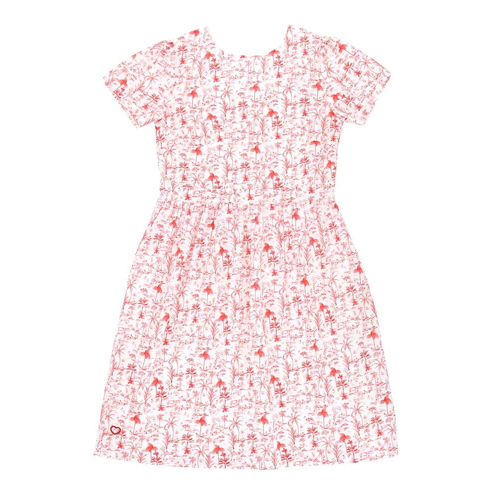 Open back adult dress