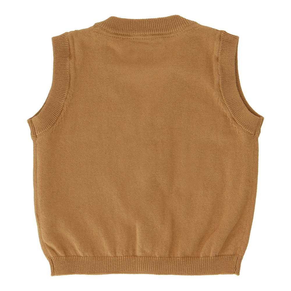 The Essentials - Sleeveless V-neck cardigan 