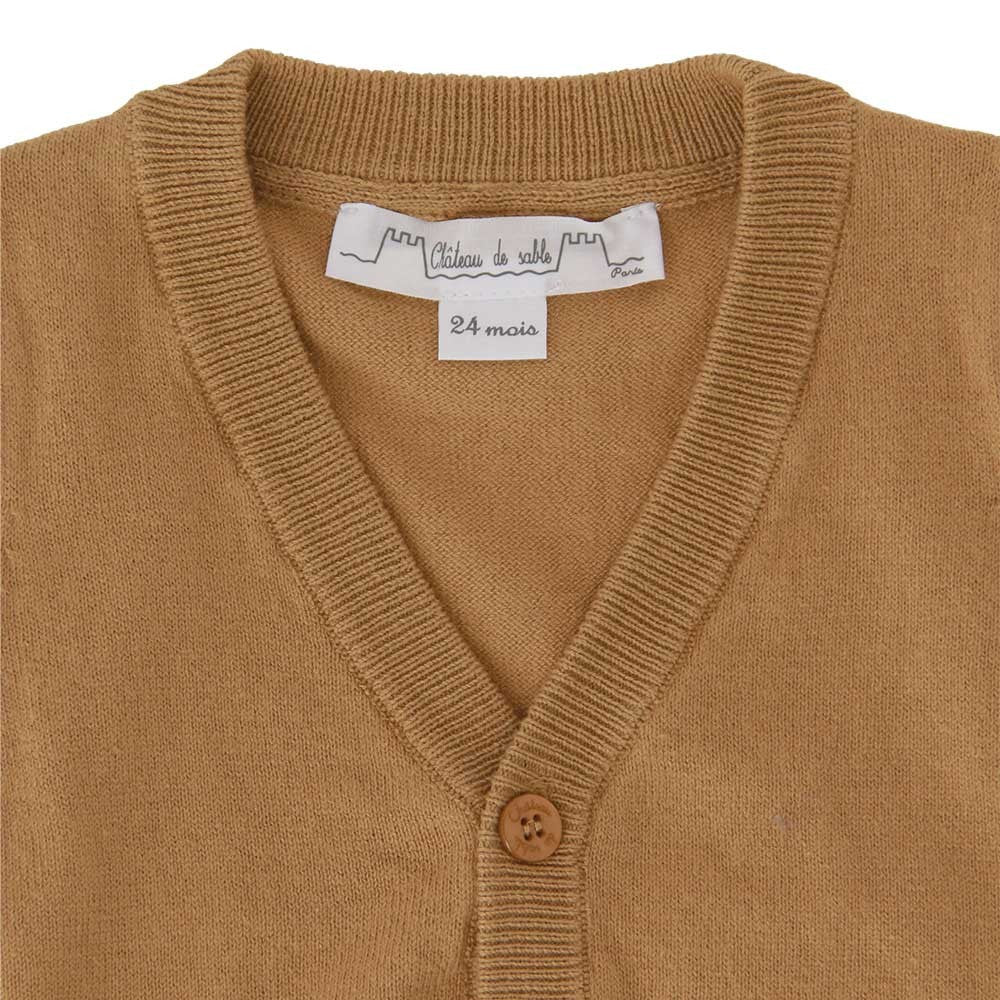 The Essentials - Sleeveless V-neck cardigan 