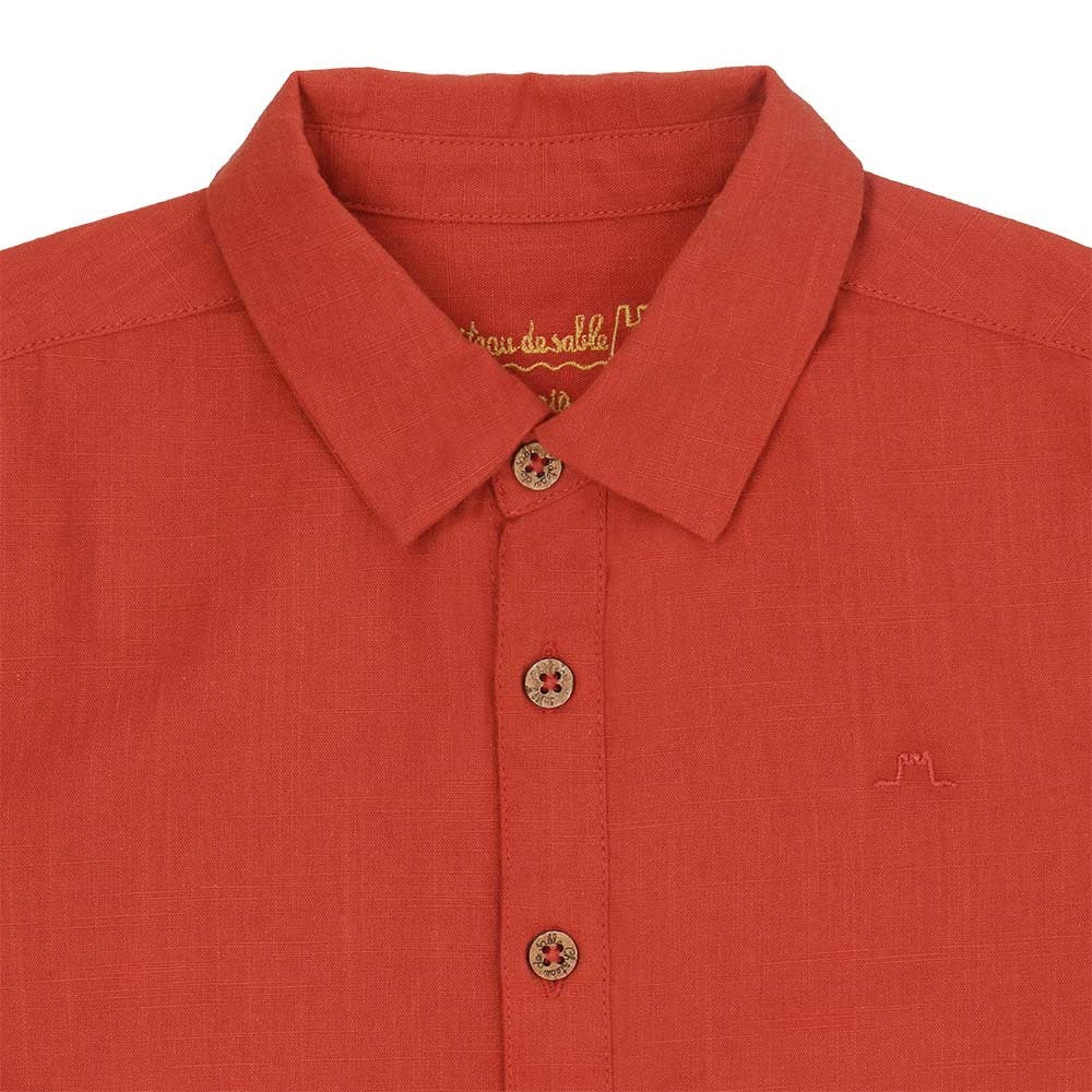 Cotton linen Oxford shirt 