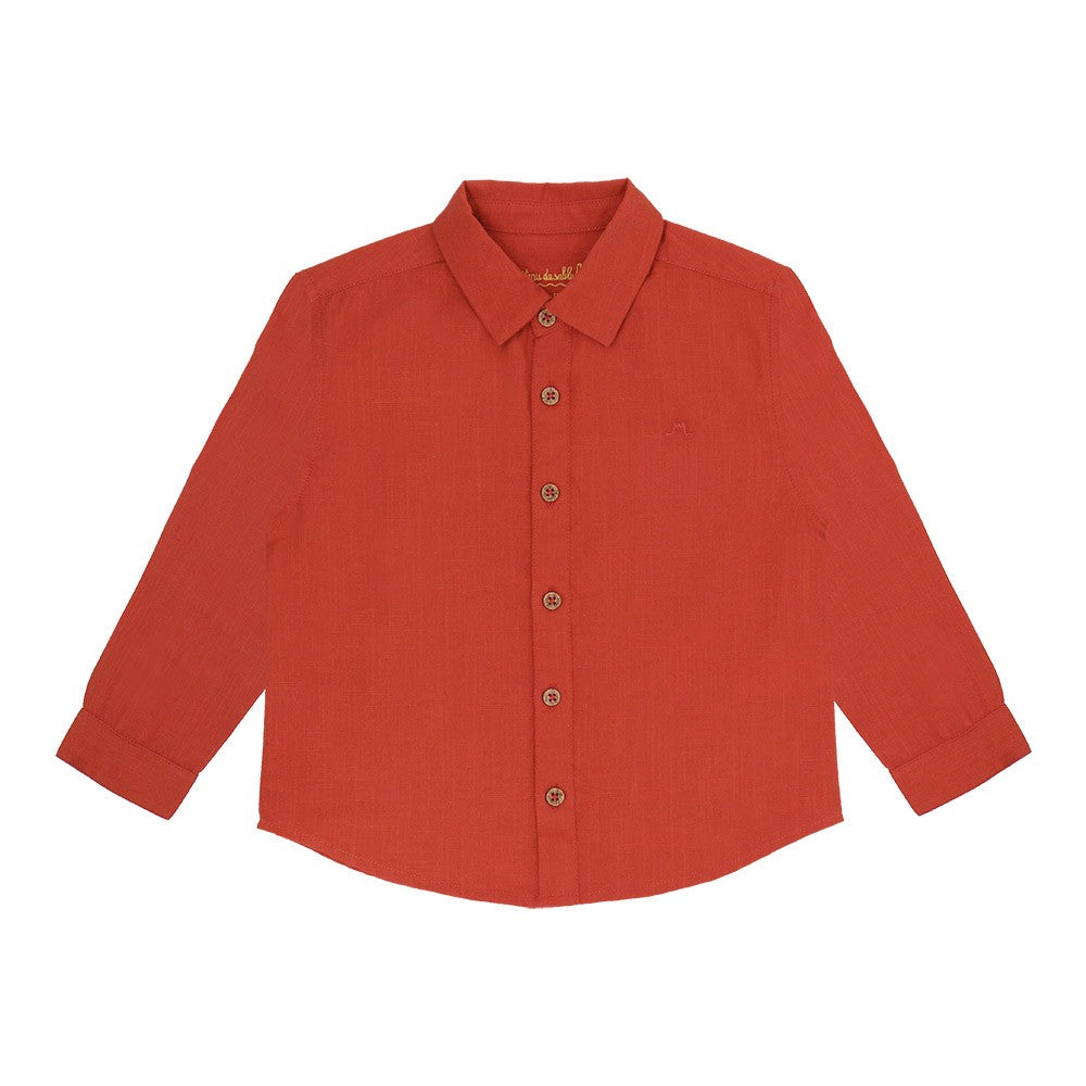 Cotton linen Oxford shirt 