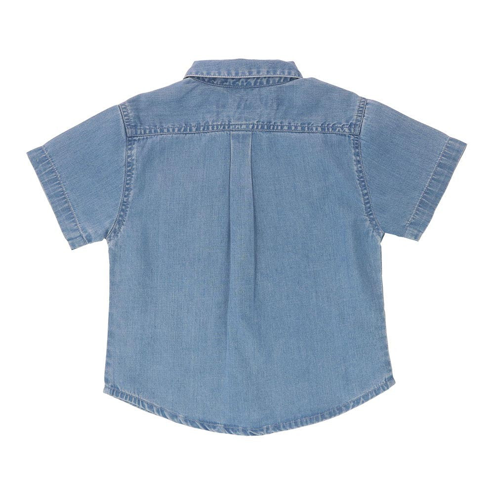 Blue short sleeve shirt