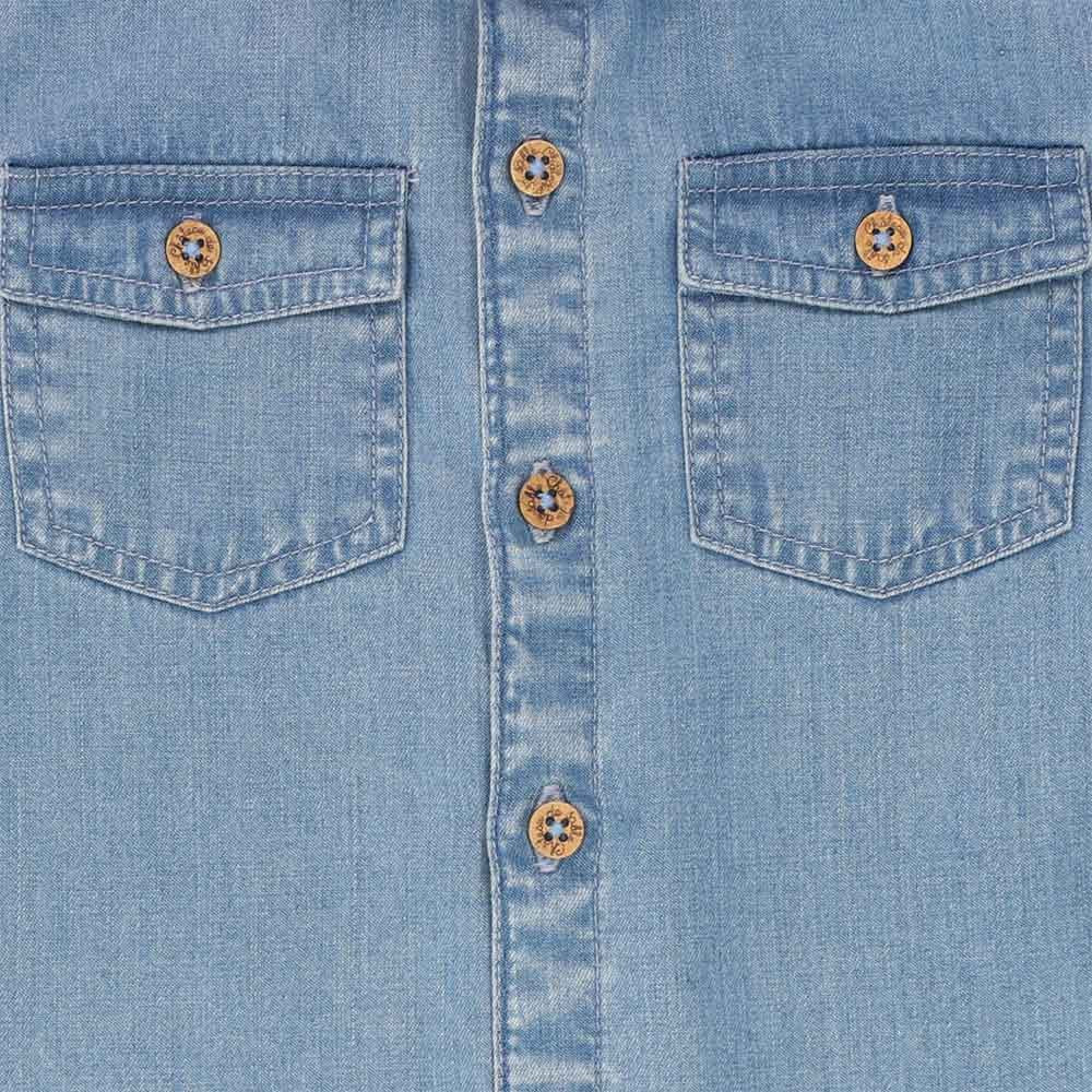 Blue short sleeve shirt