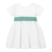 Plumetis Dress with Belt 