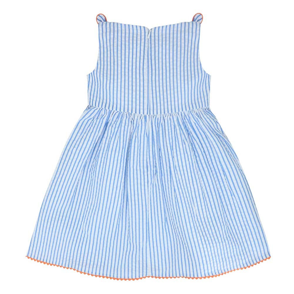 Seersucker striped dress 