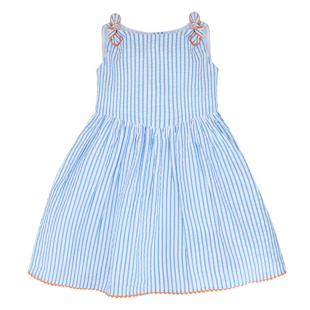 Seersucker striped dress 