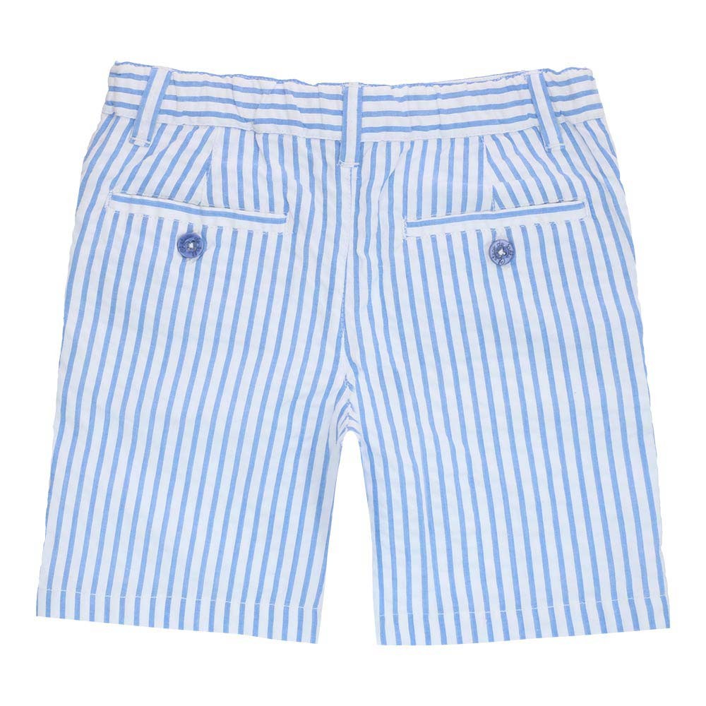 Seersucker striped Shorts 