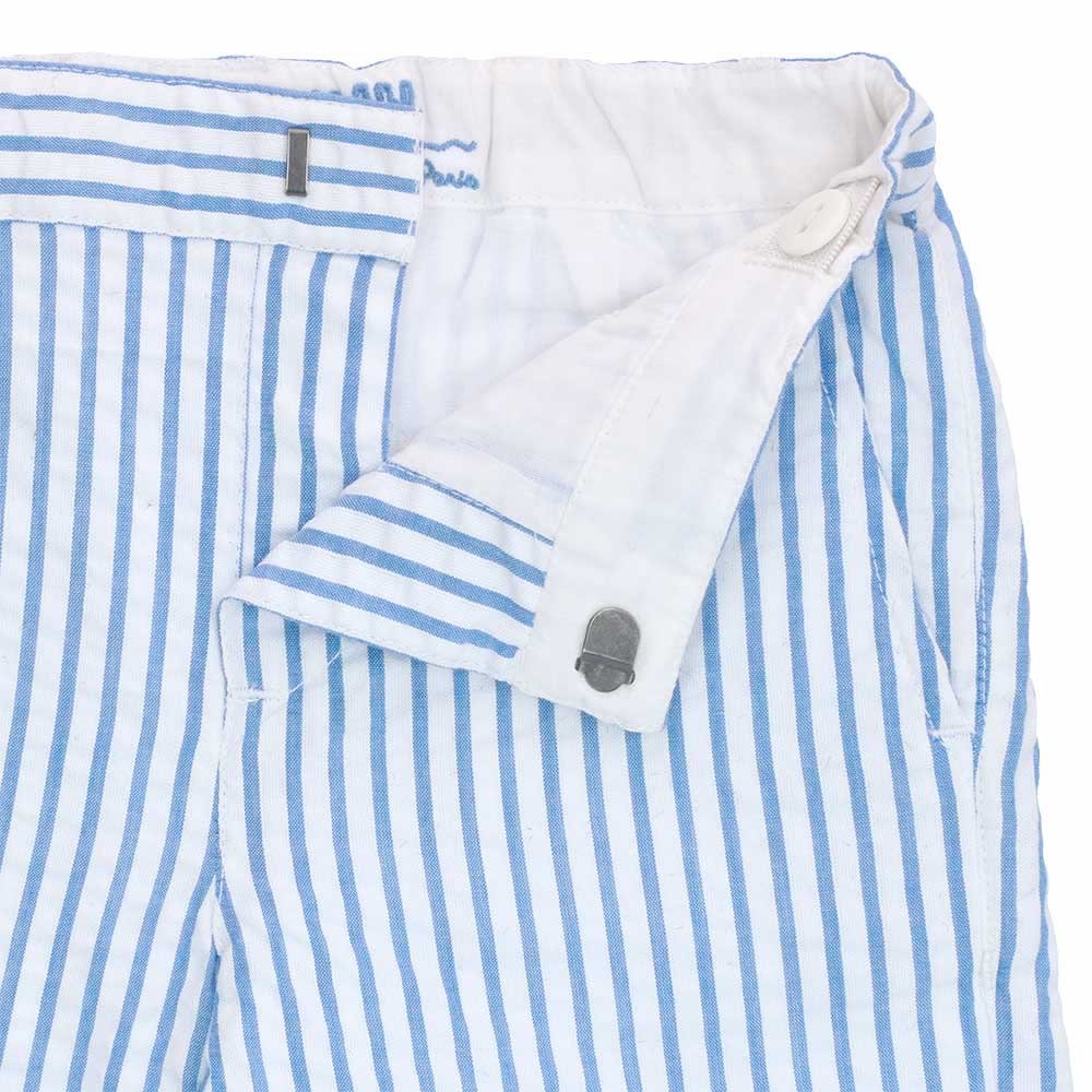 Seersucker striped Shorts 
