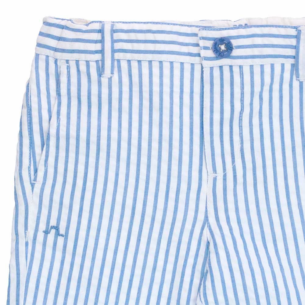 Seersucker striped Shorts 