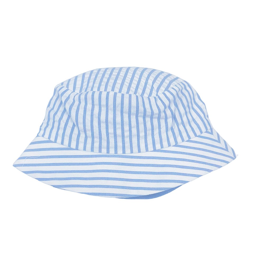 Seersucker striped hat 