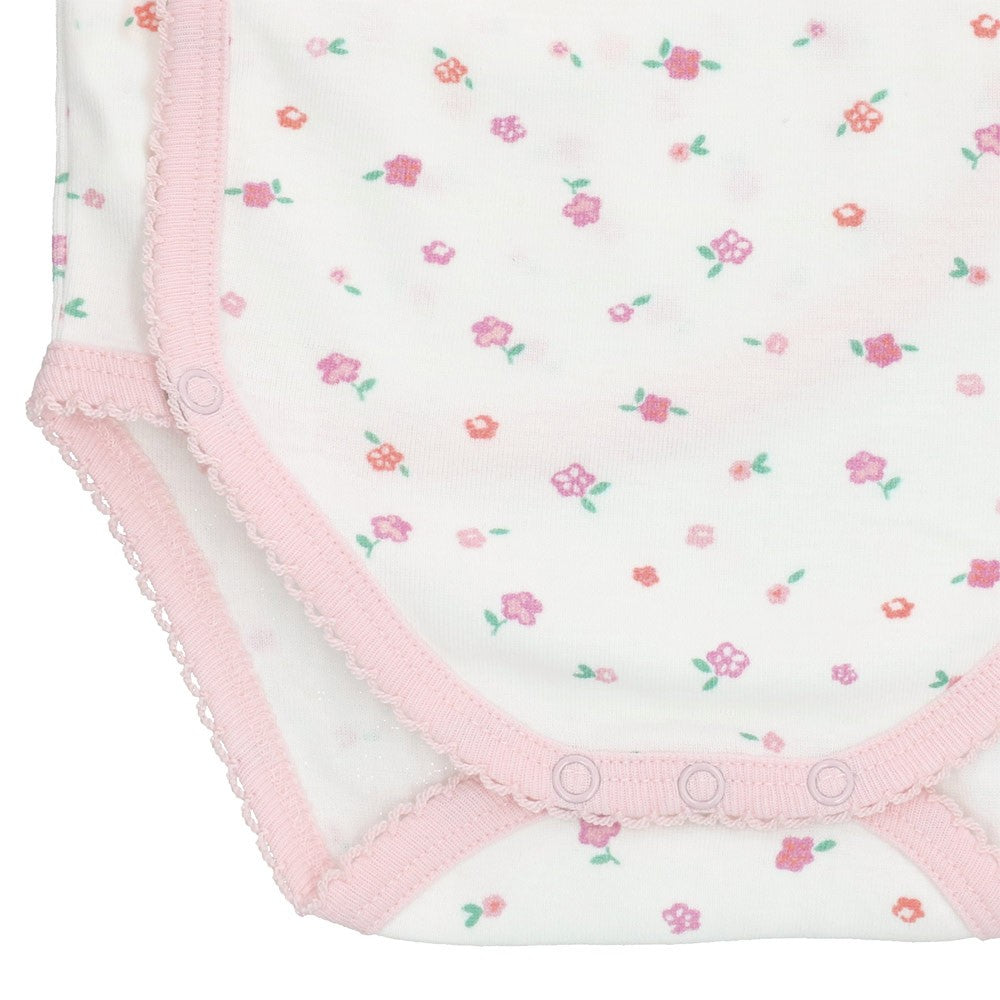 Floral print onesie