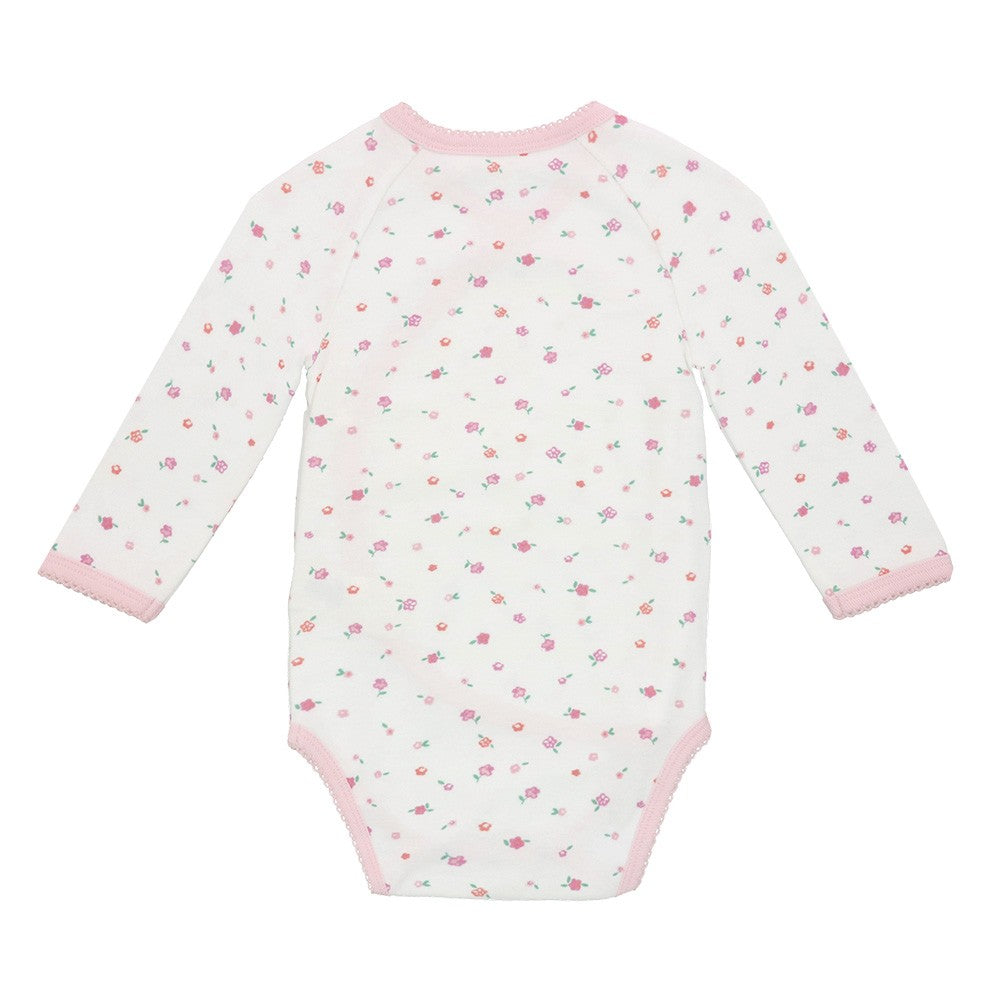 Floral print onesie