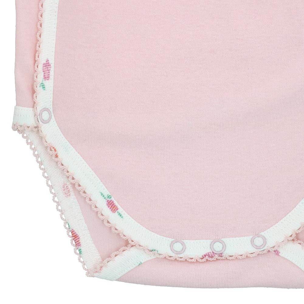 Floral print onesie