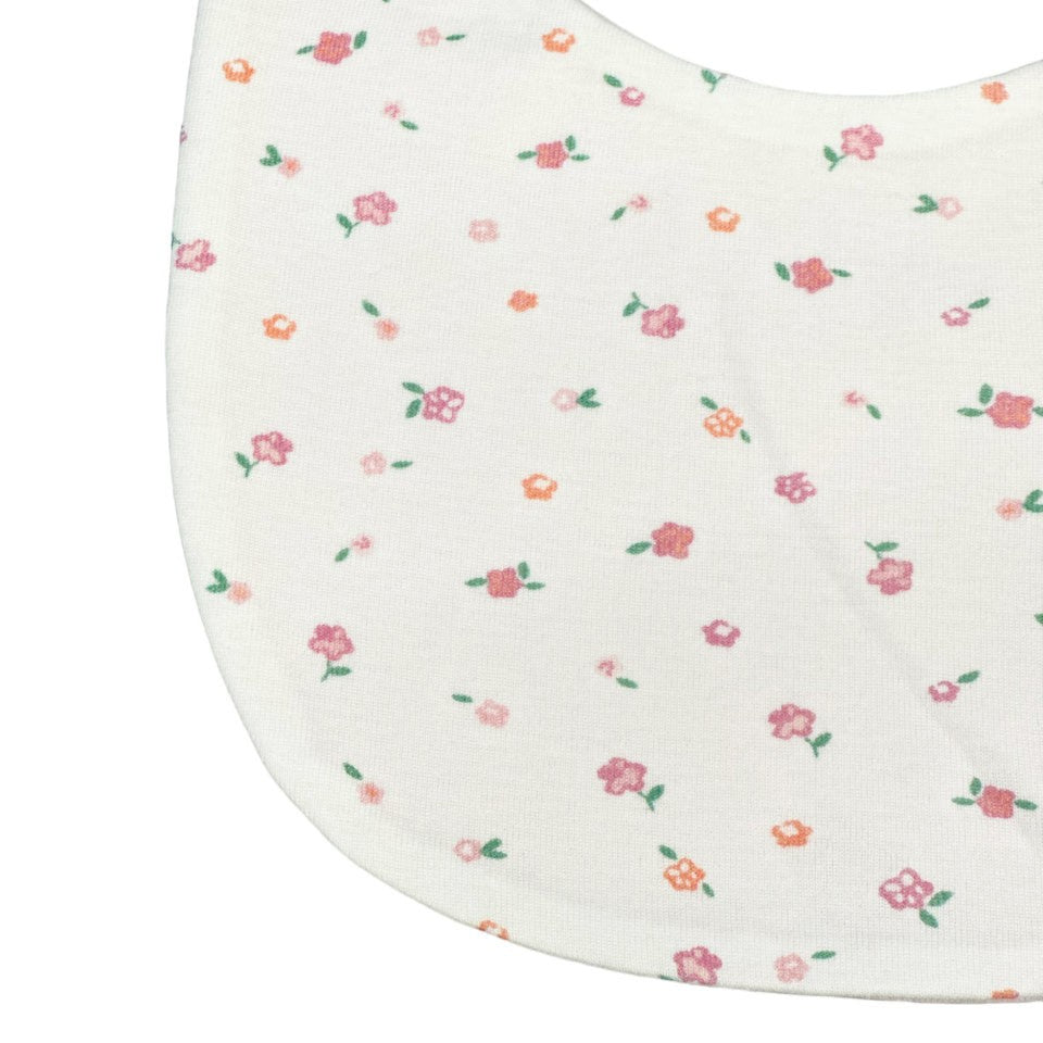 Floral print bib
