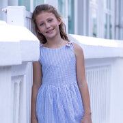Seersucker striped dress 