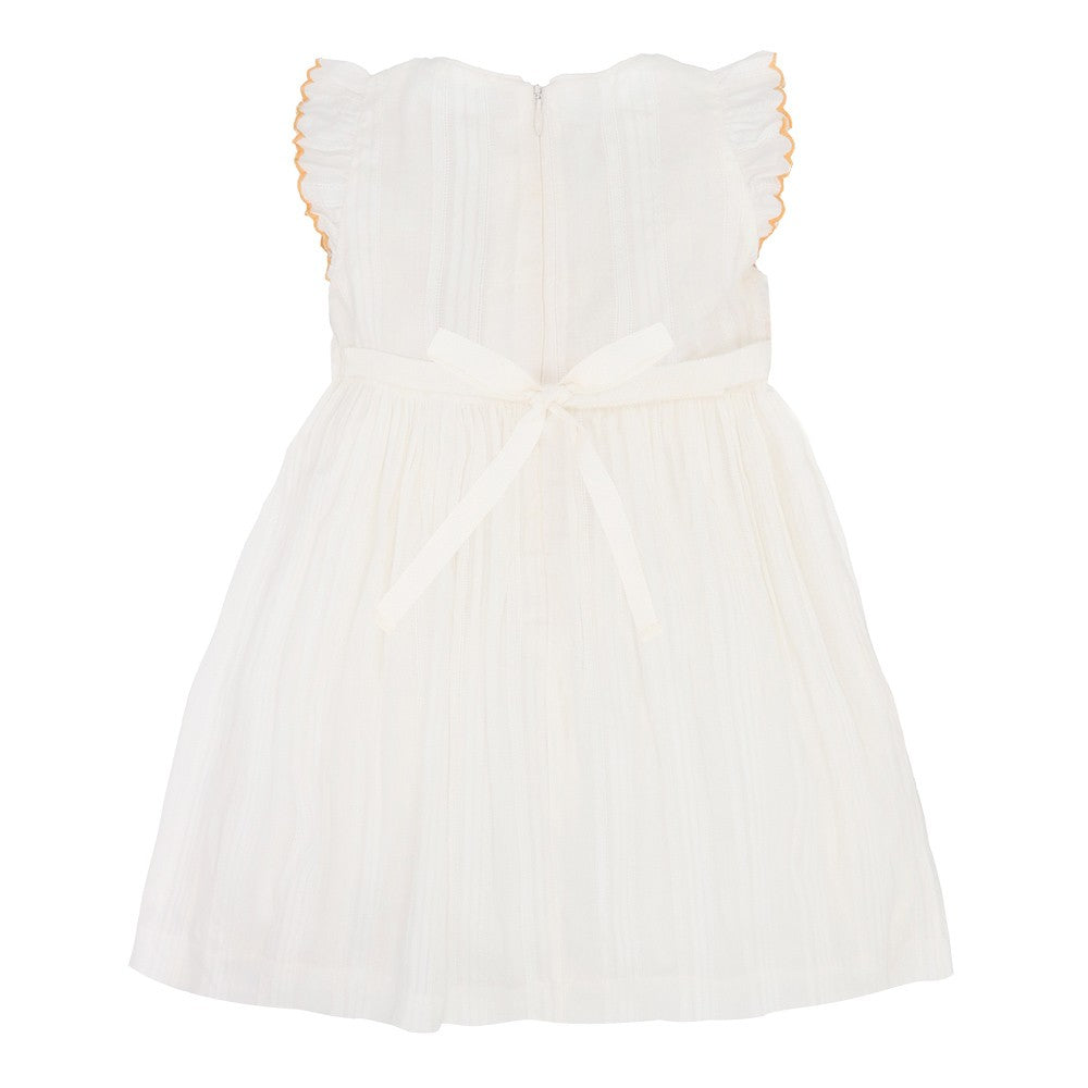 Hand embroidered smocking dress