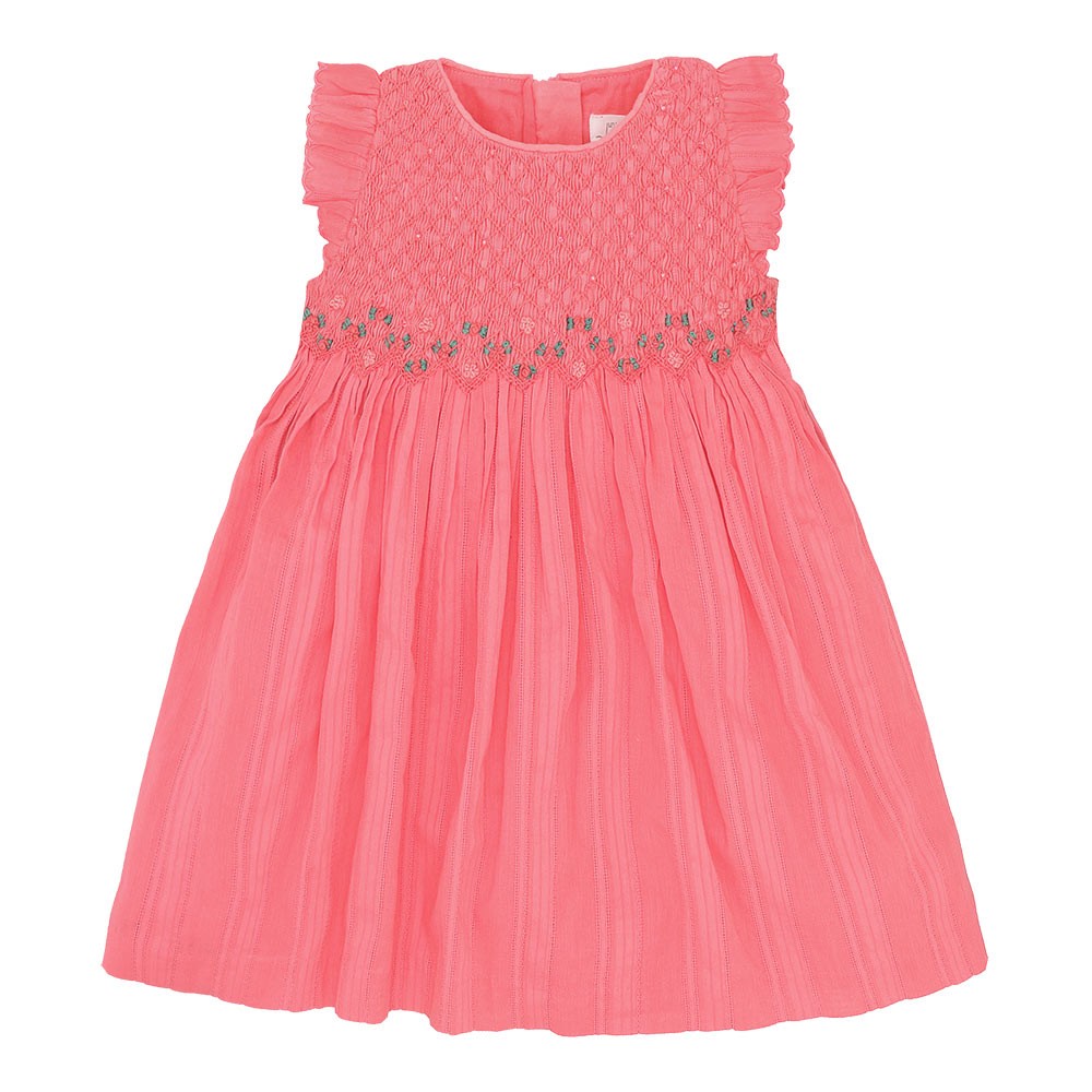 Hand embroidered smocking dress