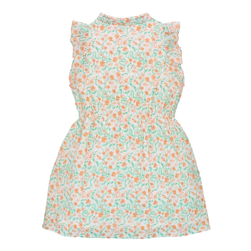 Flounce sleeve Dress