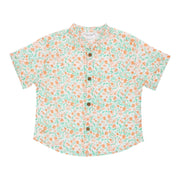 Mandarin collar shirt