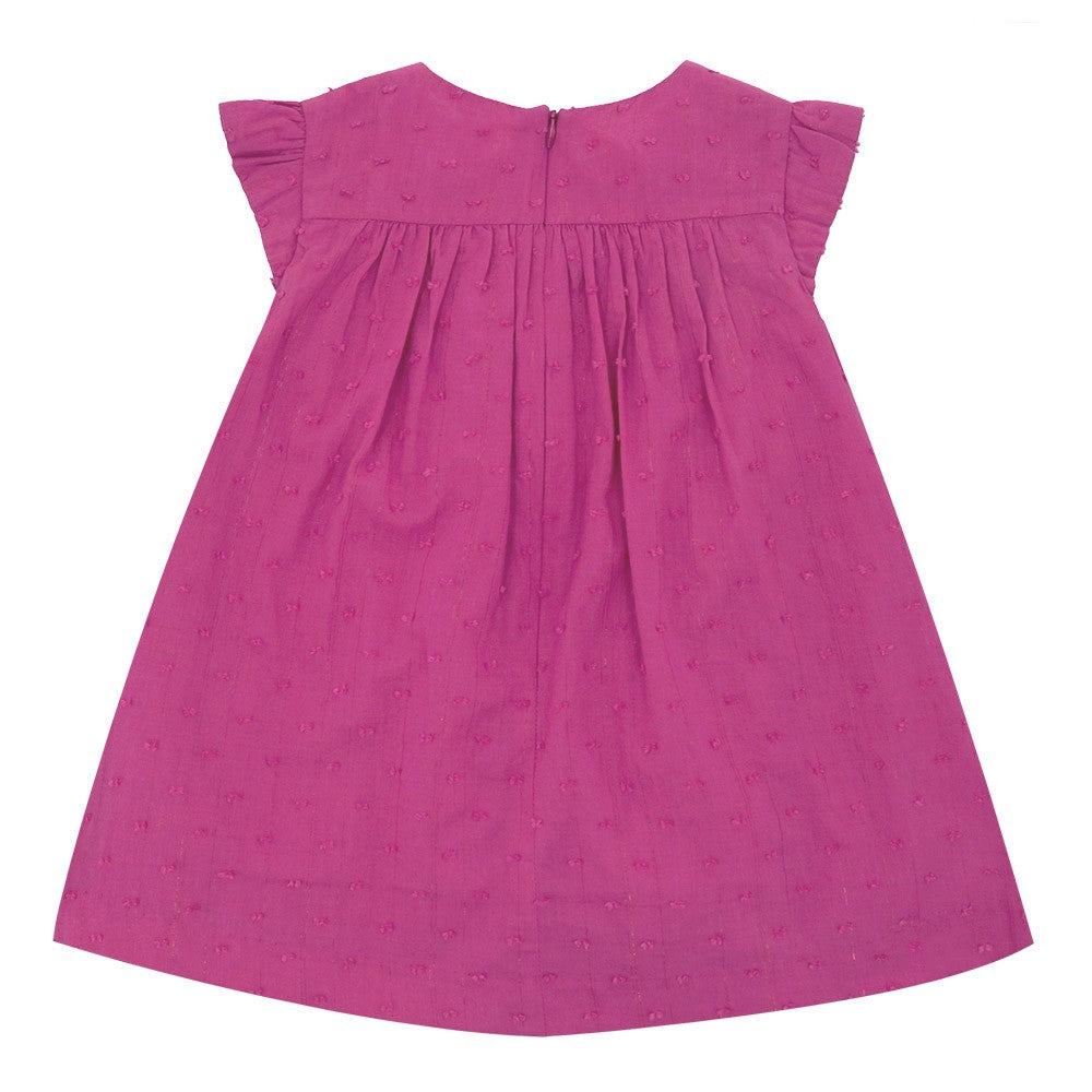 Hand embroidered plummets dress