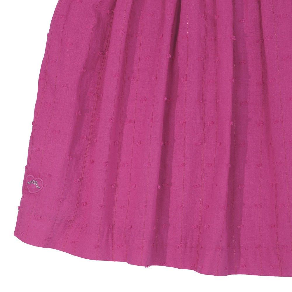Hand embroidered plummets dress