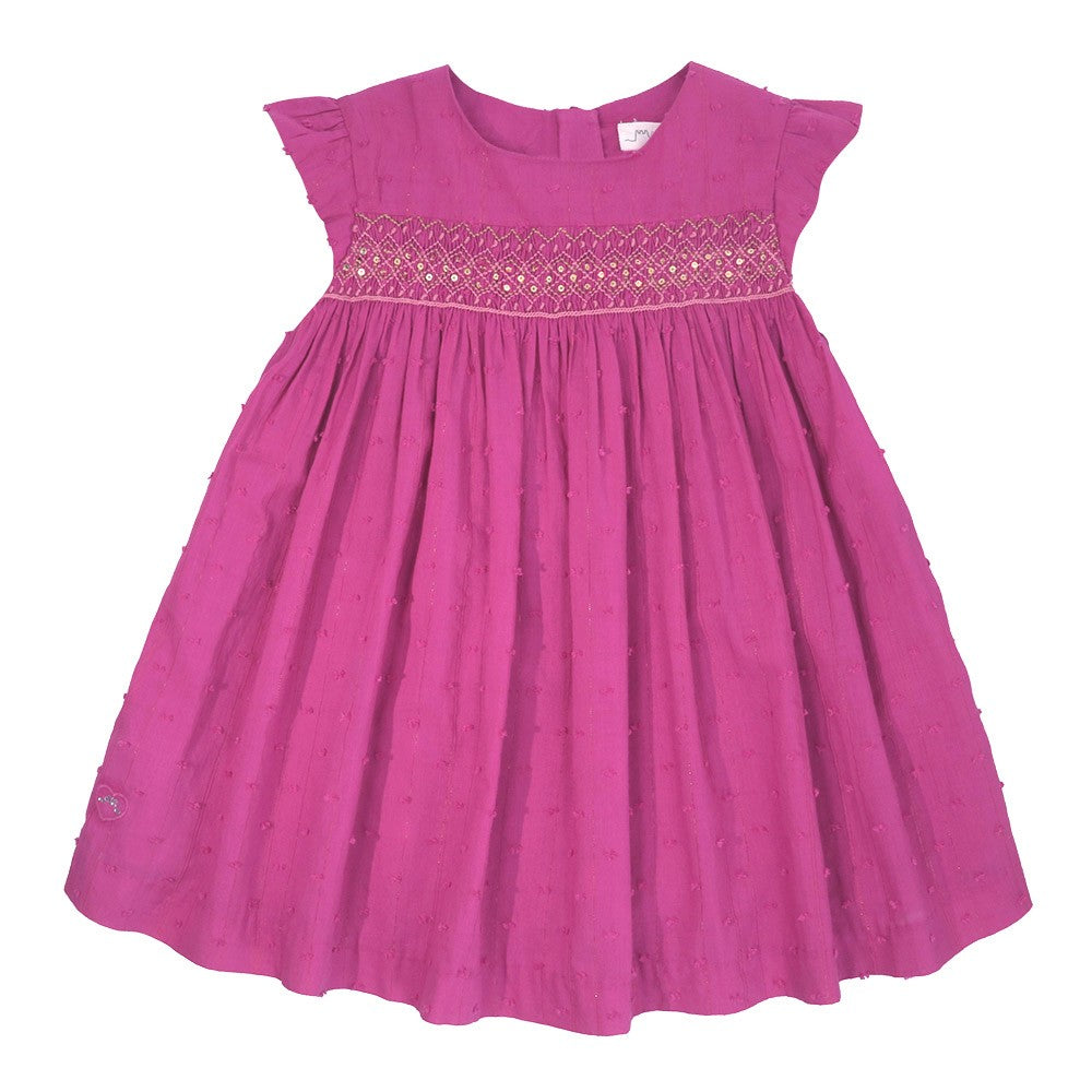 Hand embroidered plummets dress