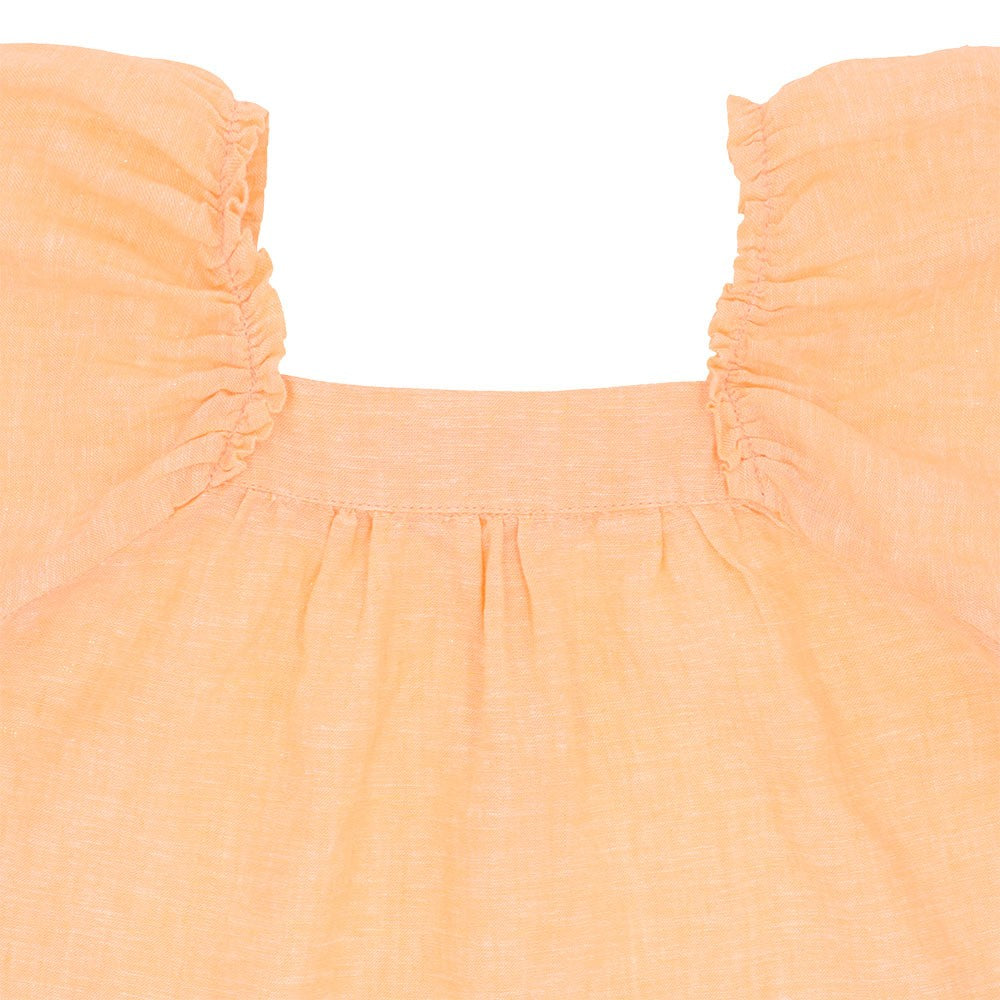 Flounce sleeve blouse