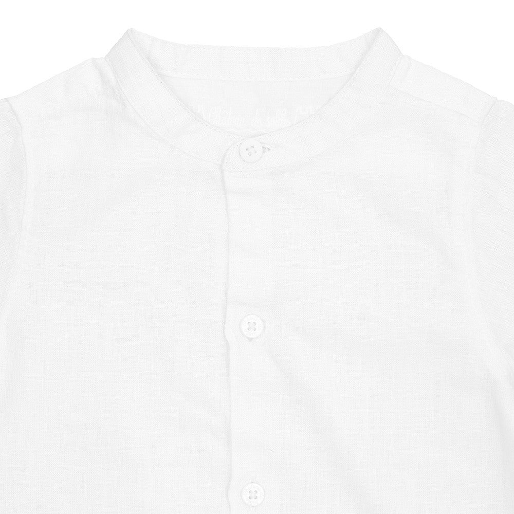 Cotton linen bodysuit 