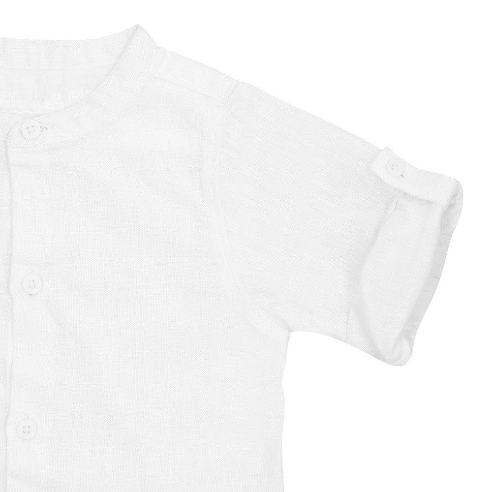 Cotton linen bodysuit 