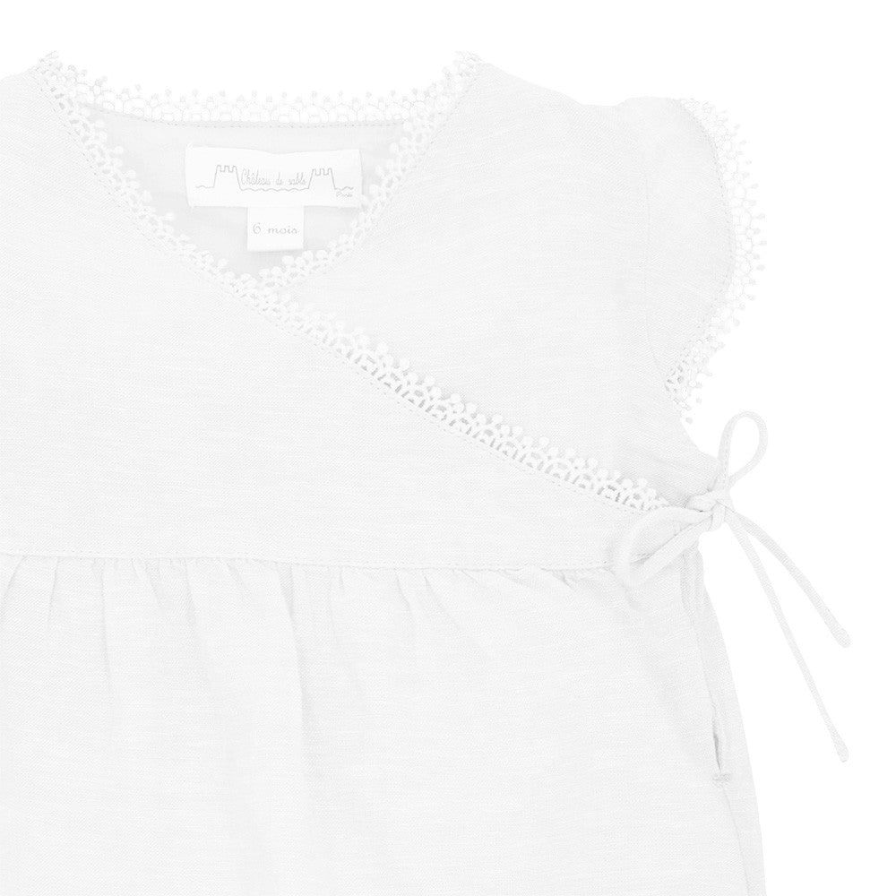 Cotton linen playsuit 