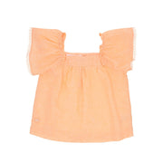 Flounce sleeve blouse