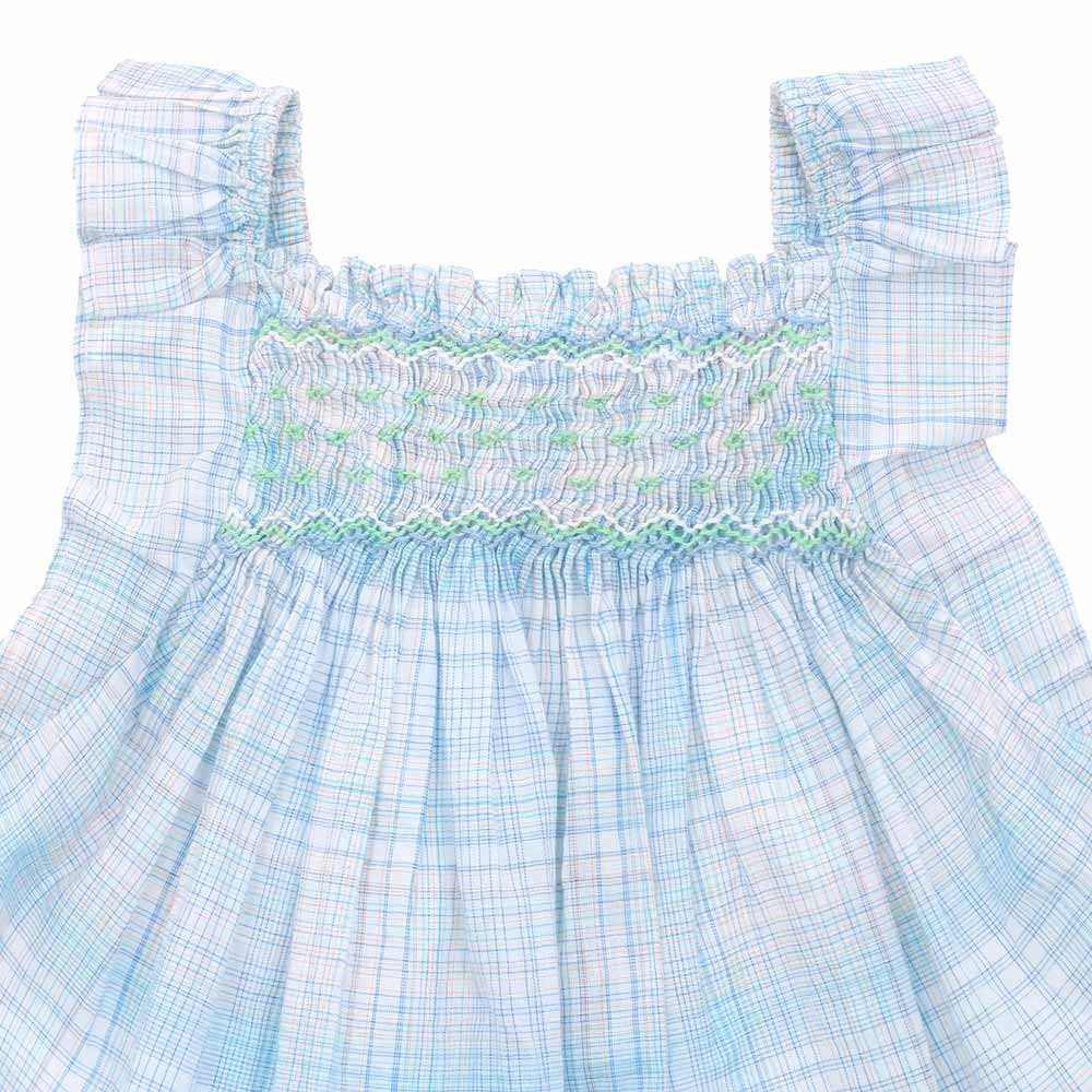 Hand smocked playsuit