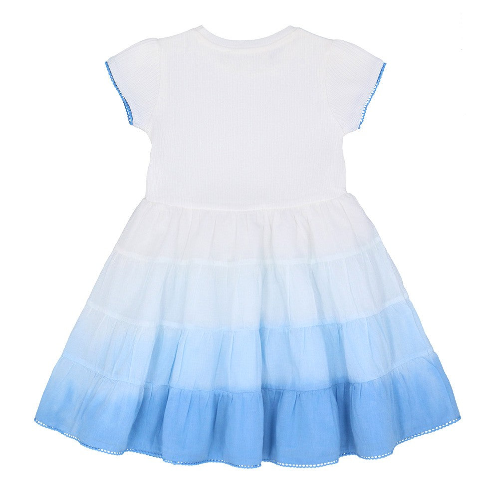 Dip-dye ombre ballerina dress