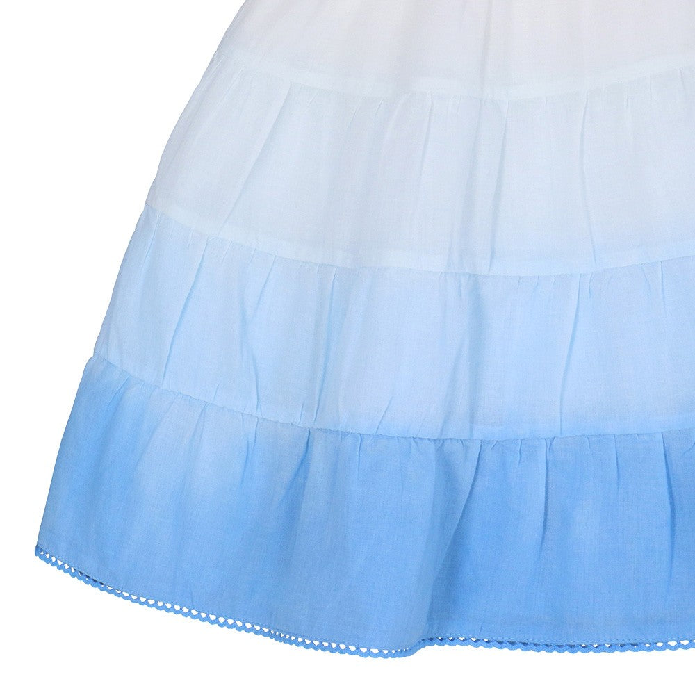 Dip-dye ombre ballerina dress