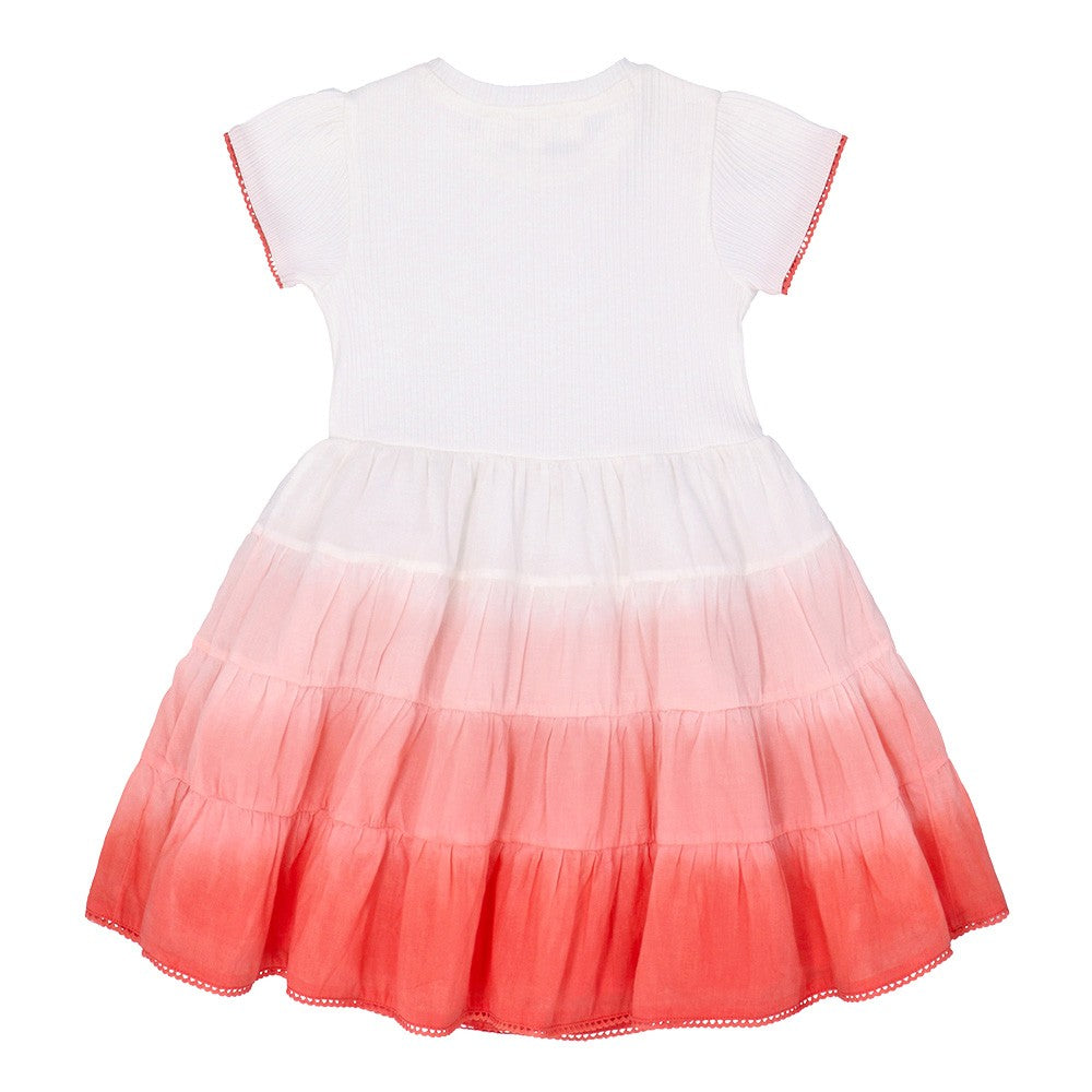 Dip-dye ombre ballerina dress