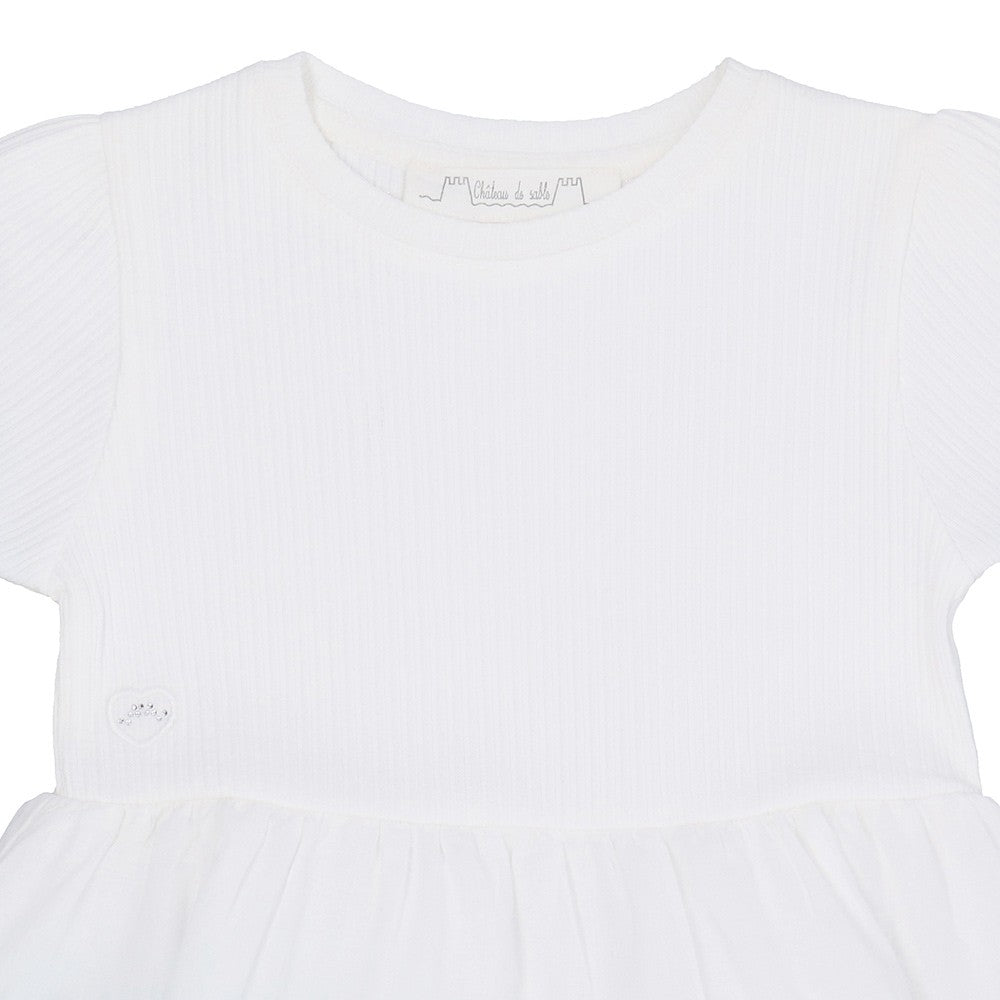 Dip-dye ombre ballerina dress