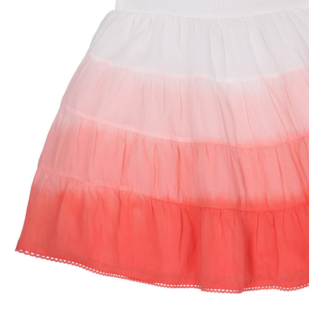 Dip-dye ombre ballerina dress