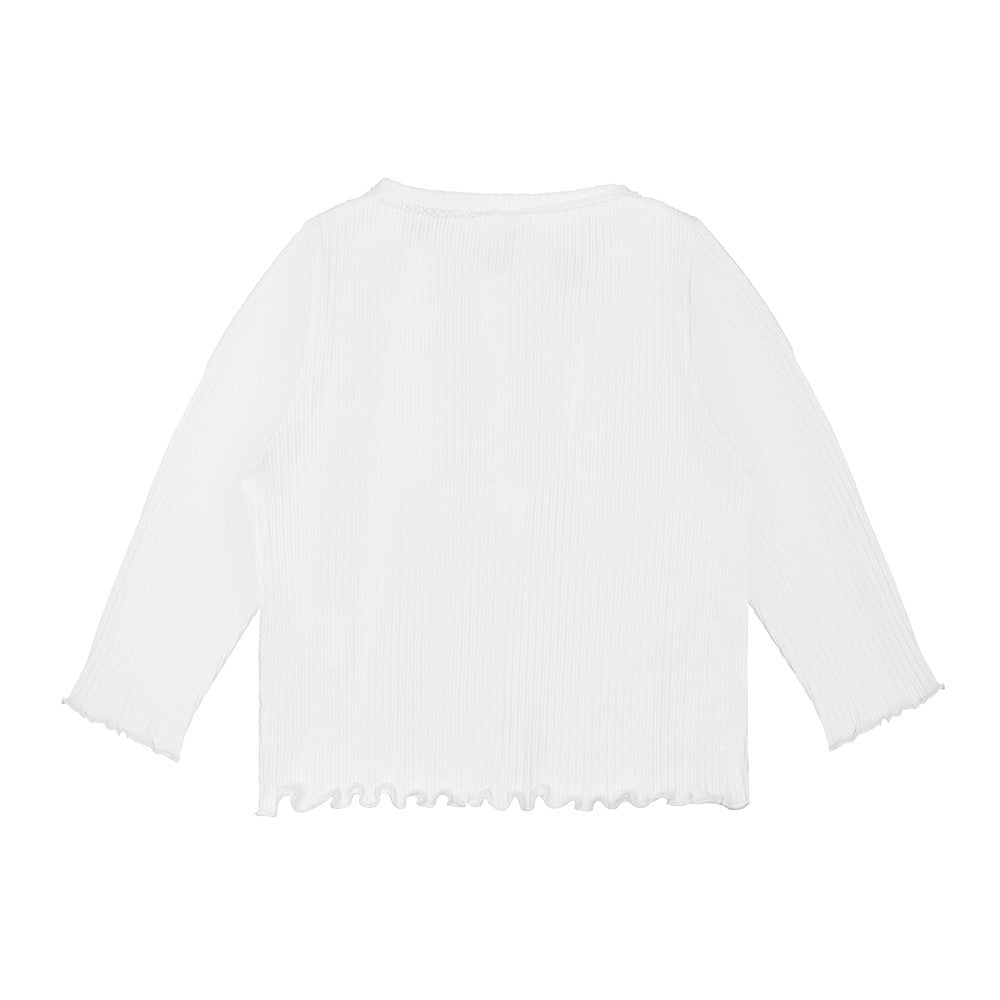 Ribbed cotton cardigan 