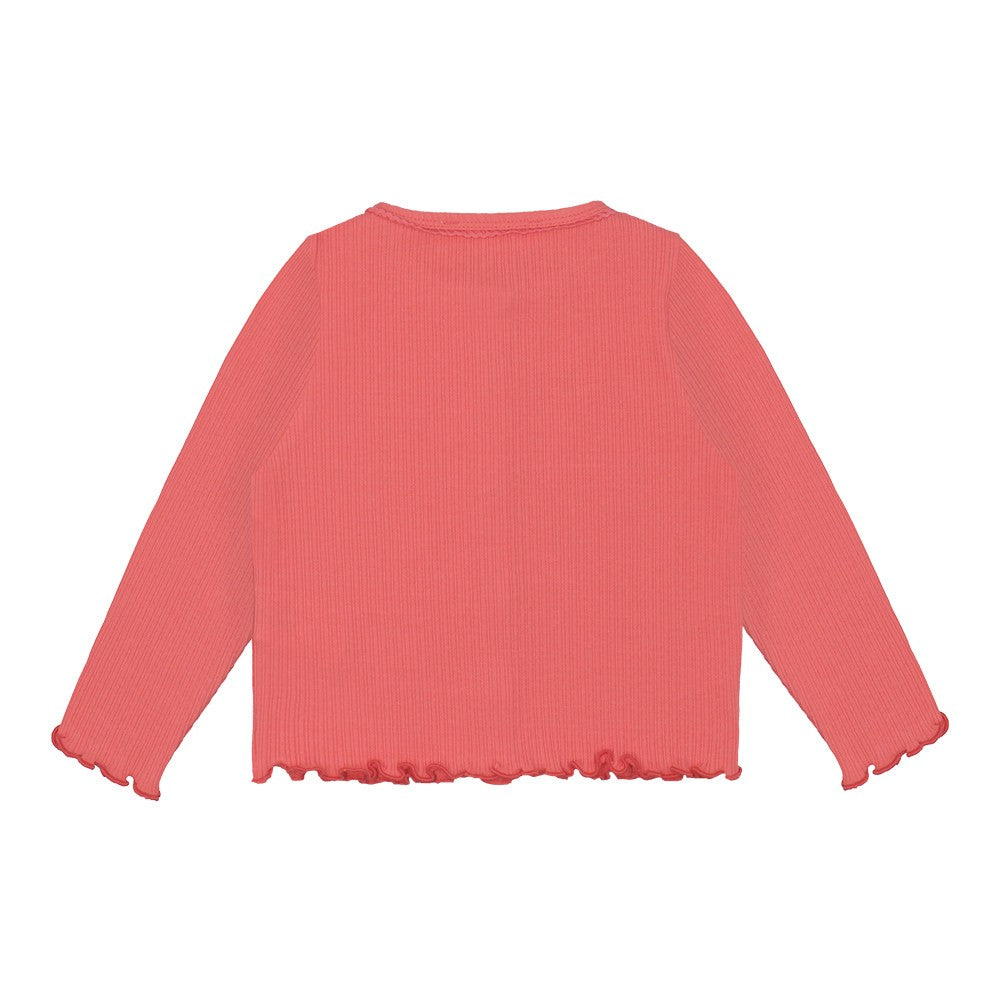 Ribbed cotton cardigan 