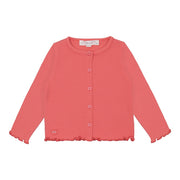 Ribbed cotton cardigan 