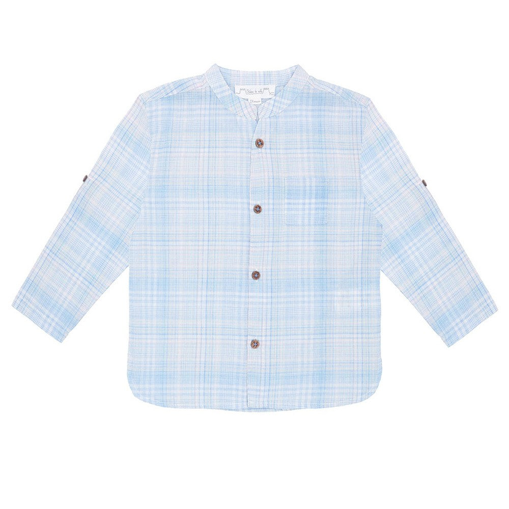 Roll-up sleeve shirt 