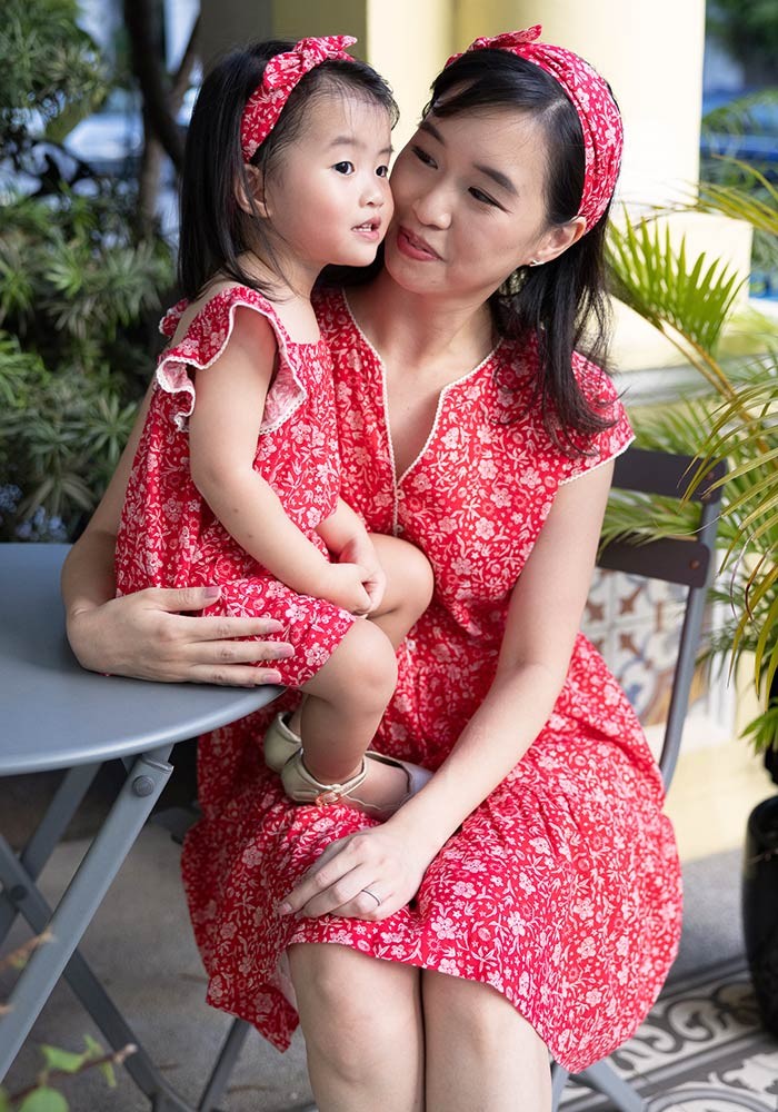 Printed adult dress